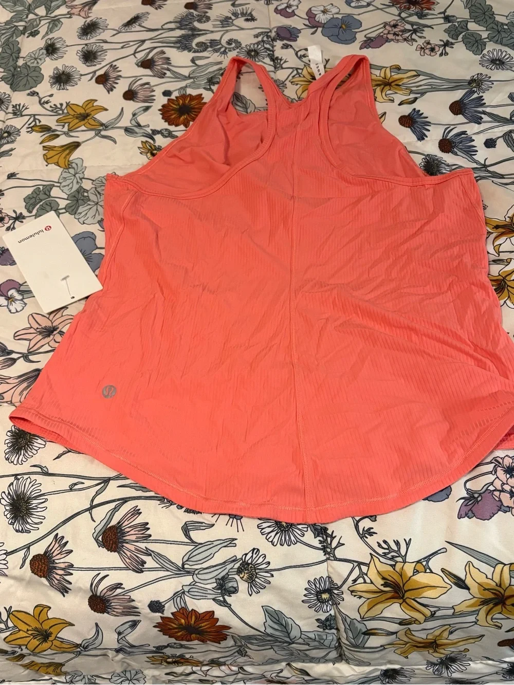 lululemon athletica Coral Ribbed Racerback Tank